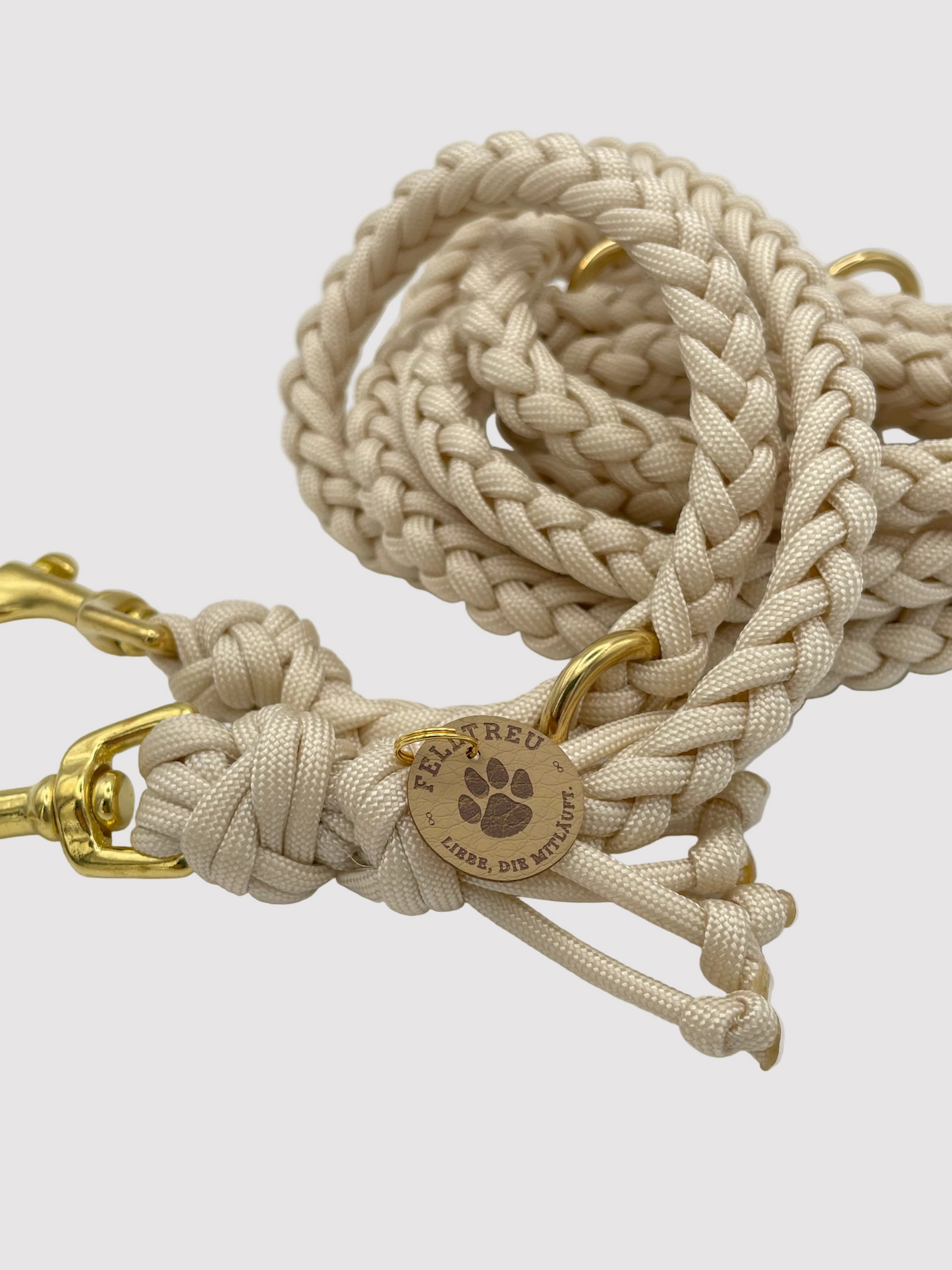 Paracord-Leine "Creme"
