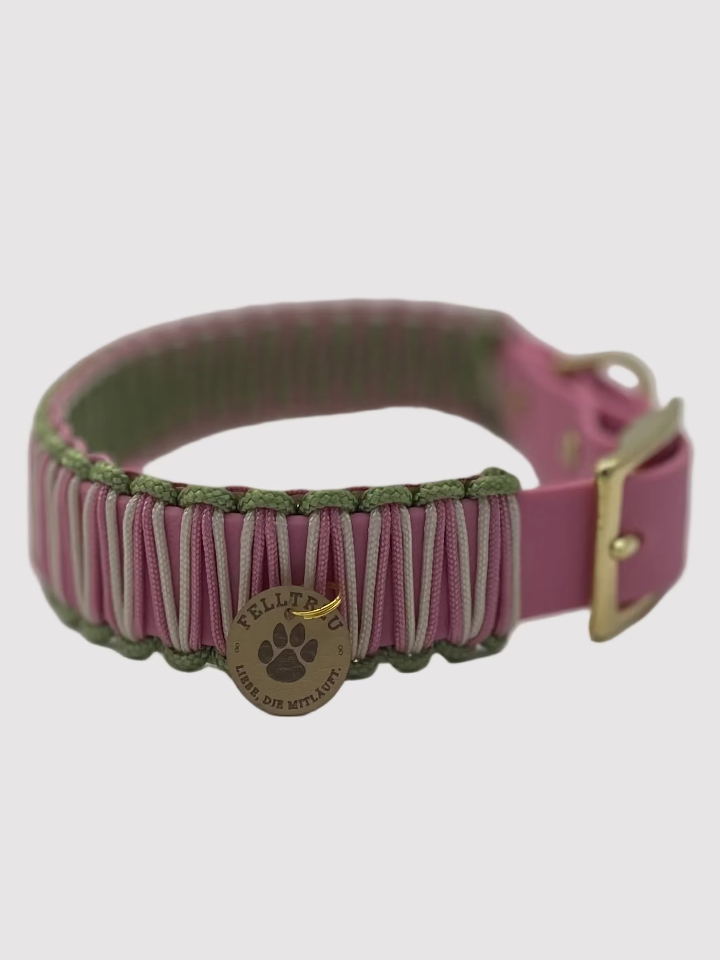 Gewickeltes Halsband "Rose"
