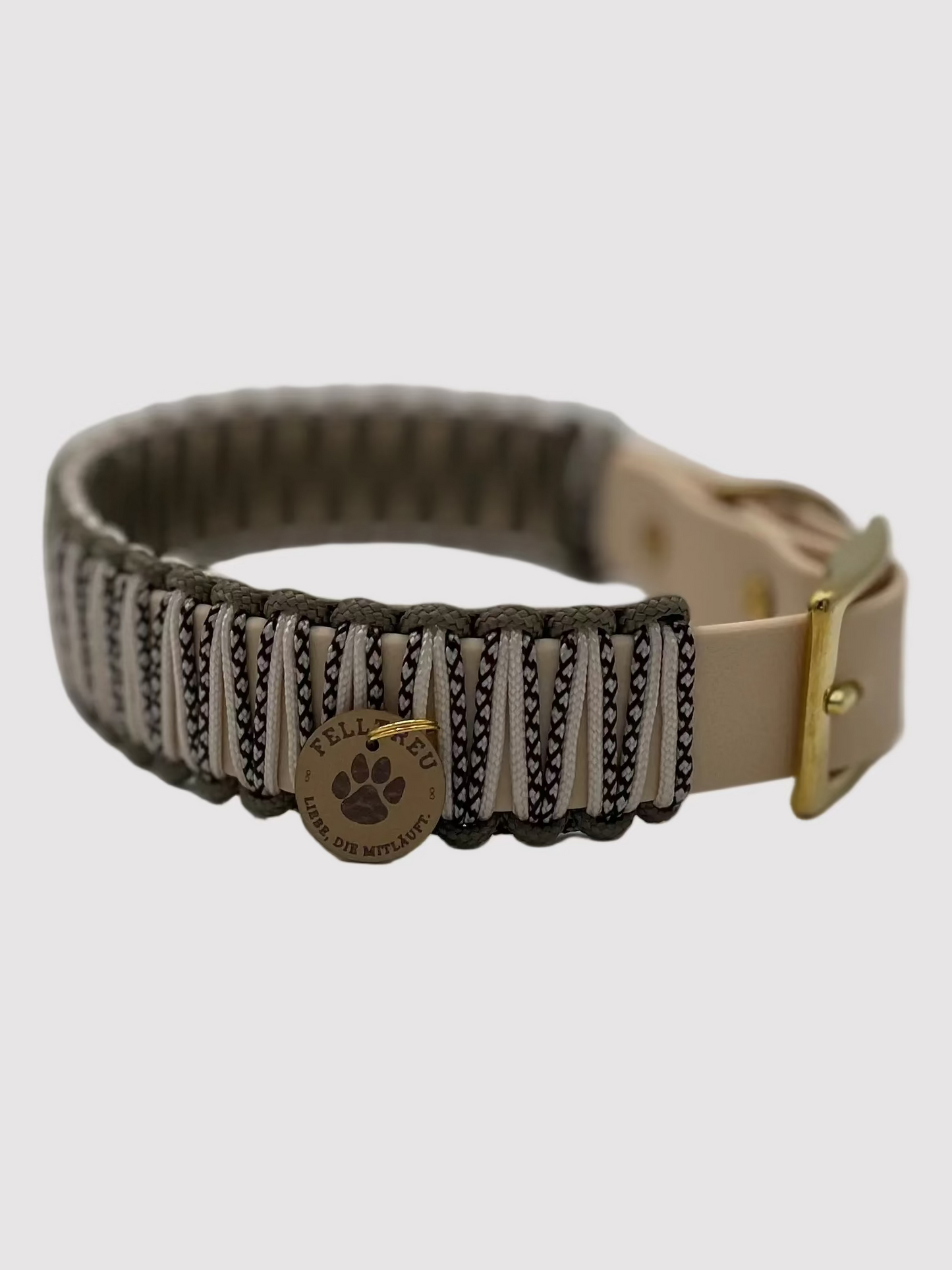 Gewickeltes Halsband "Sand"