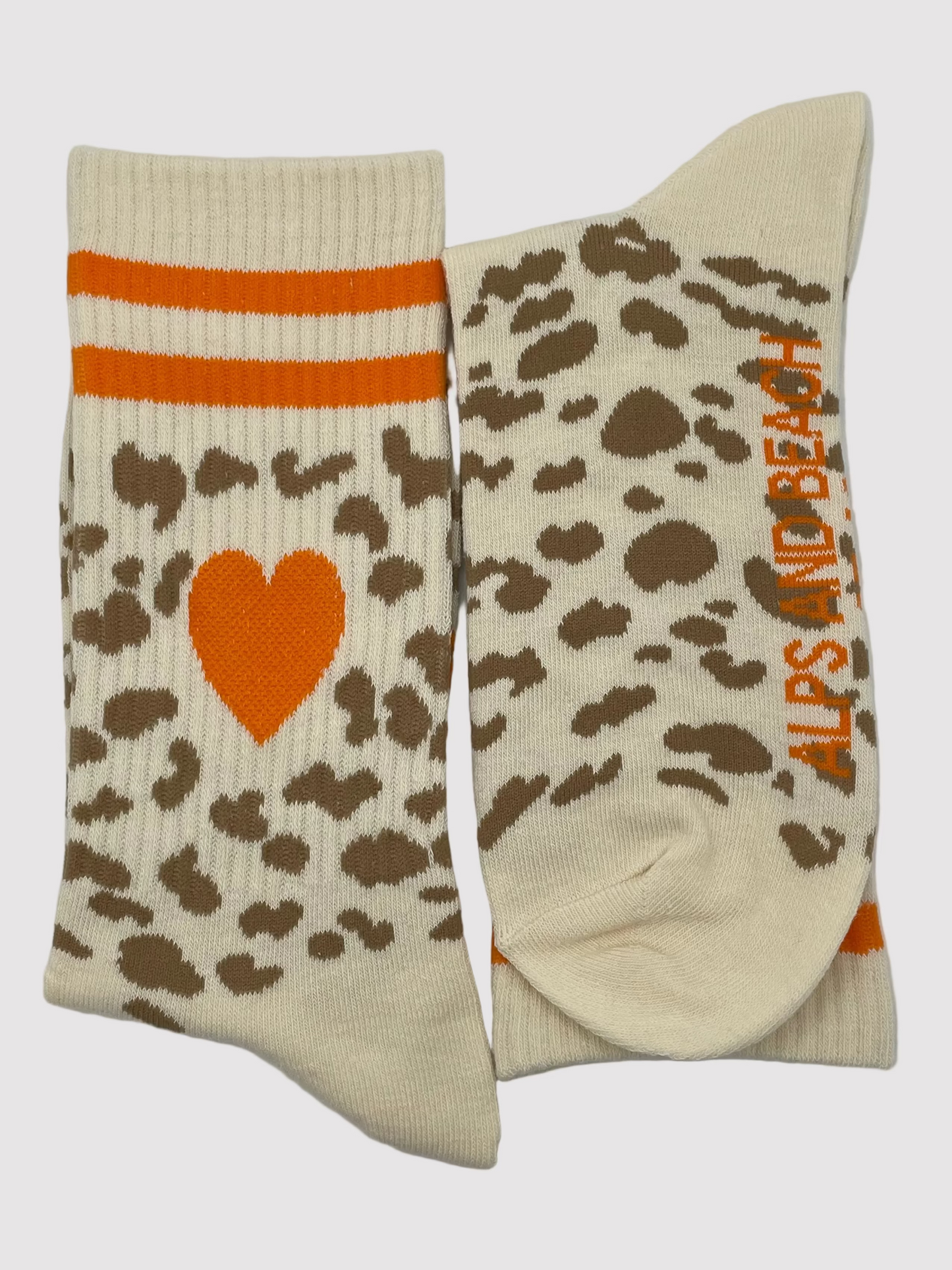Socken "Leo Herz" – Orange