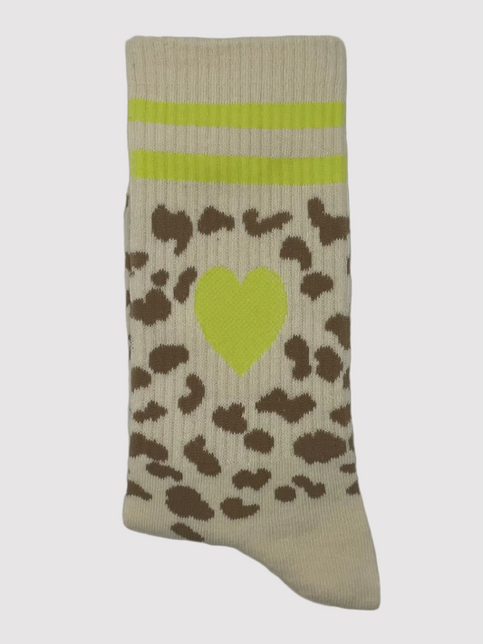 Socken "Leo Herz" – Gelb