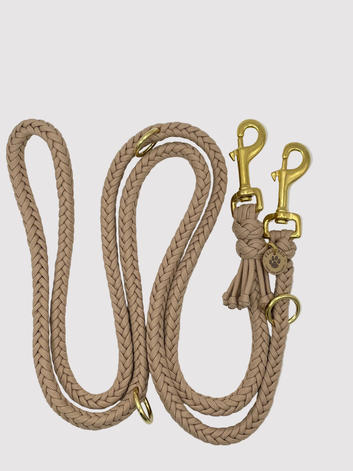 Paracord-Leine "Beige"