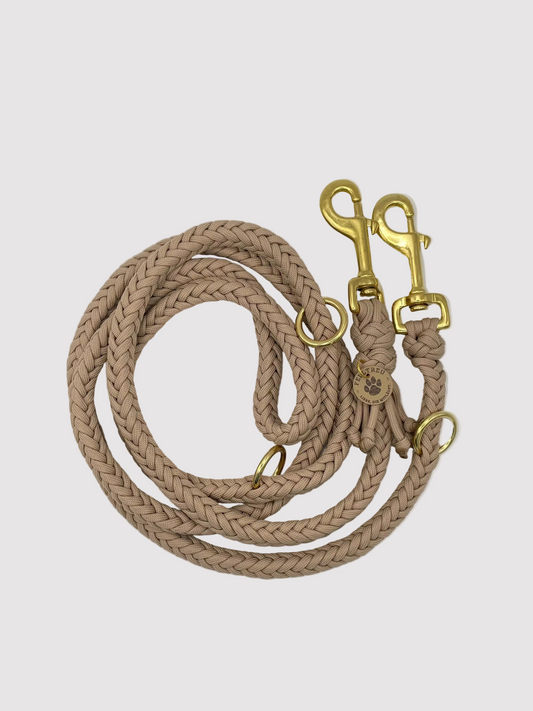 Paracord-Leine "Beige"