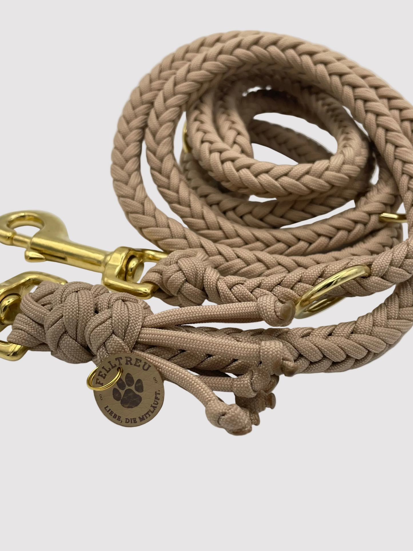 Paracord-Leine "Beige"