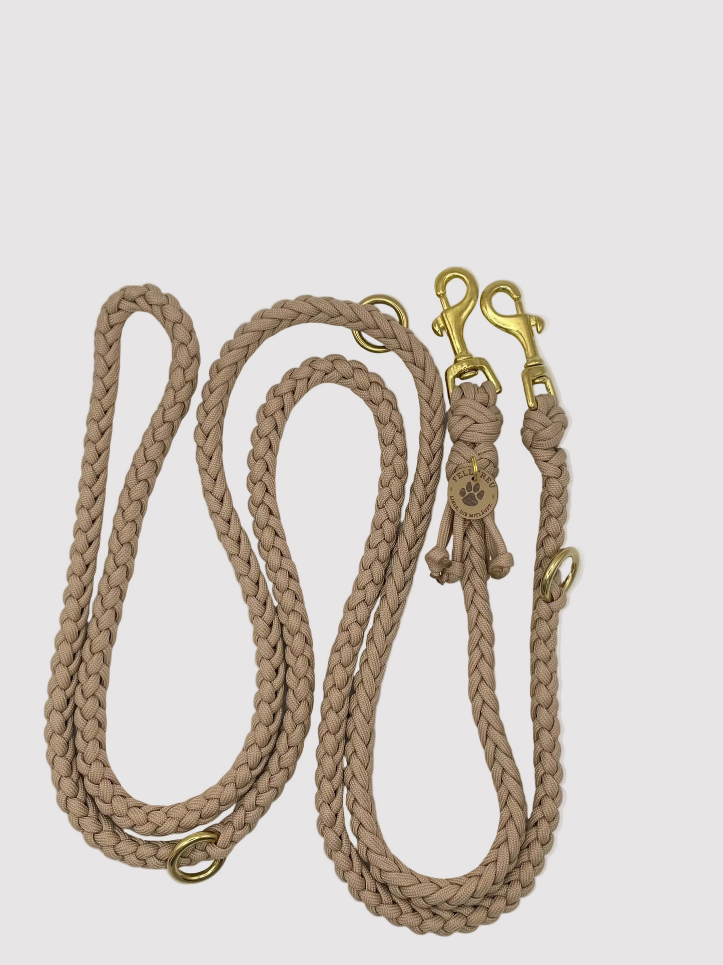 Paracord-Leine "Beige"