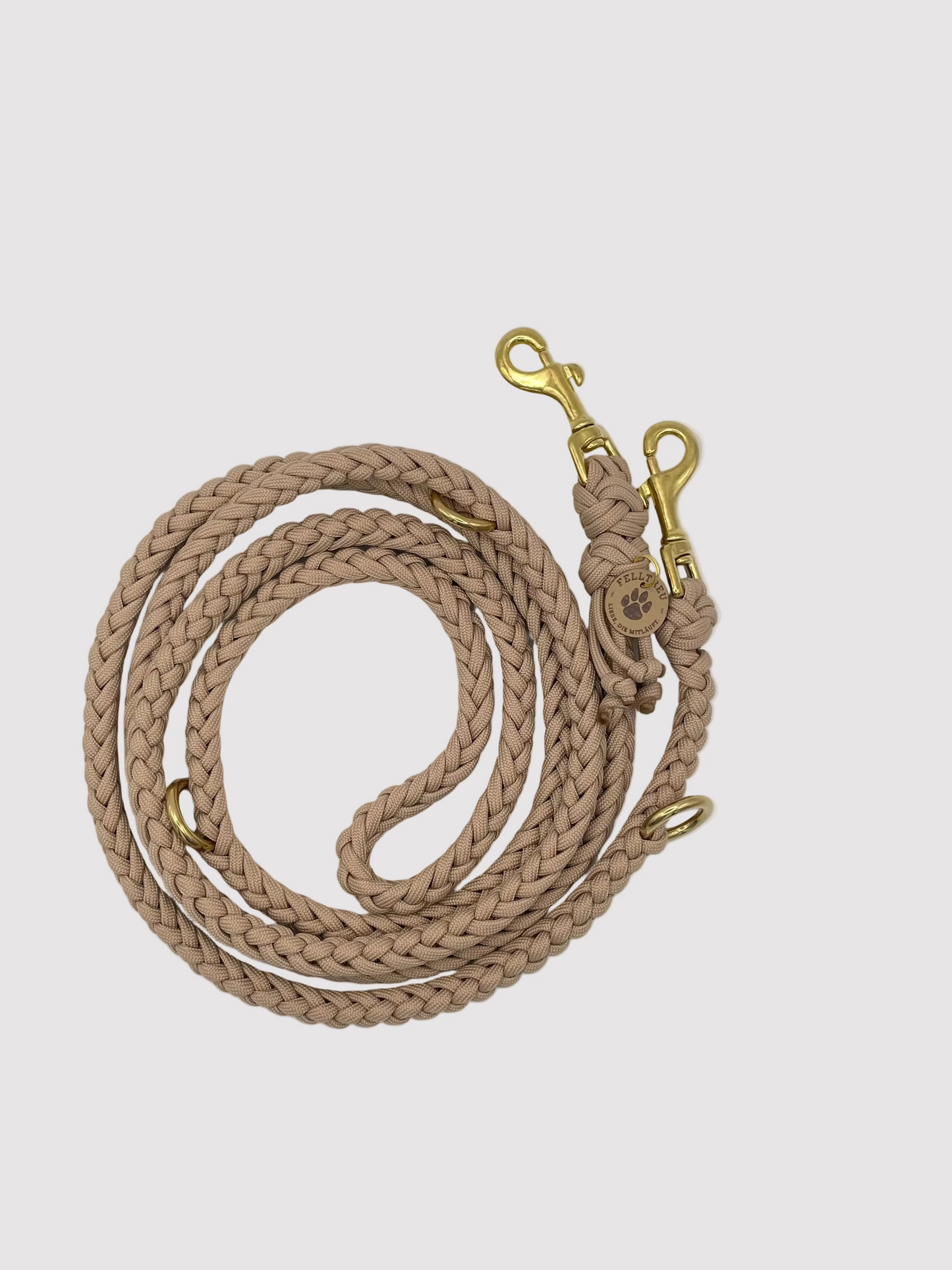 Paracord-Leine "Beige"
