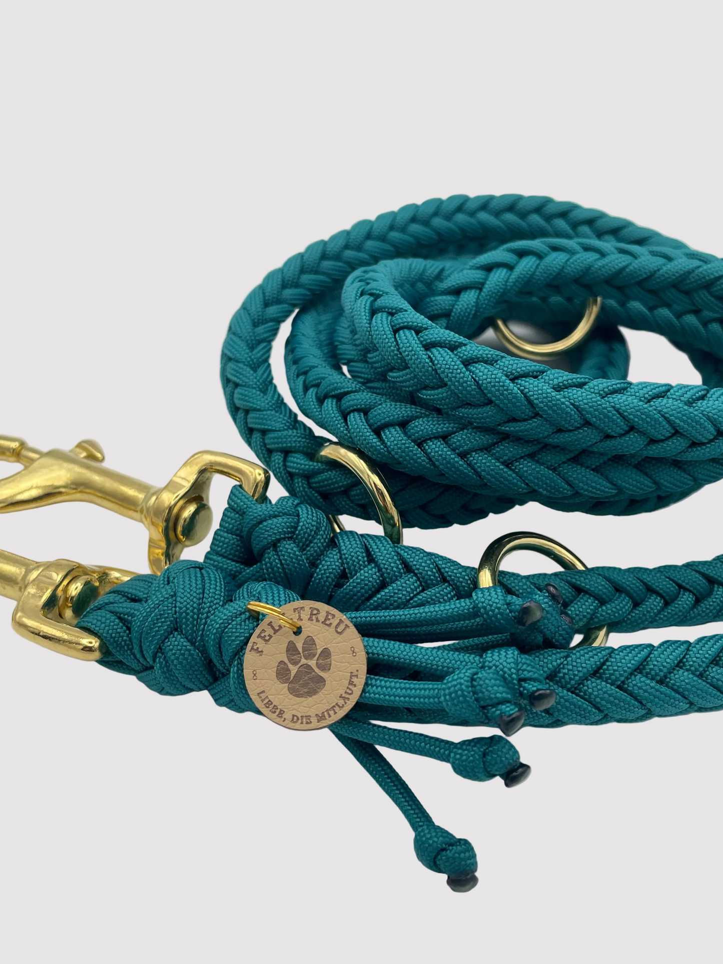 Paracord-Leine "Petrol"