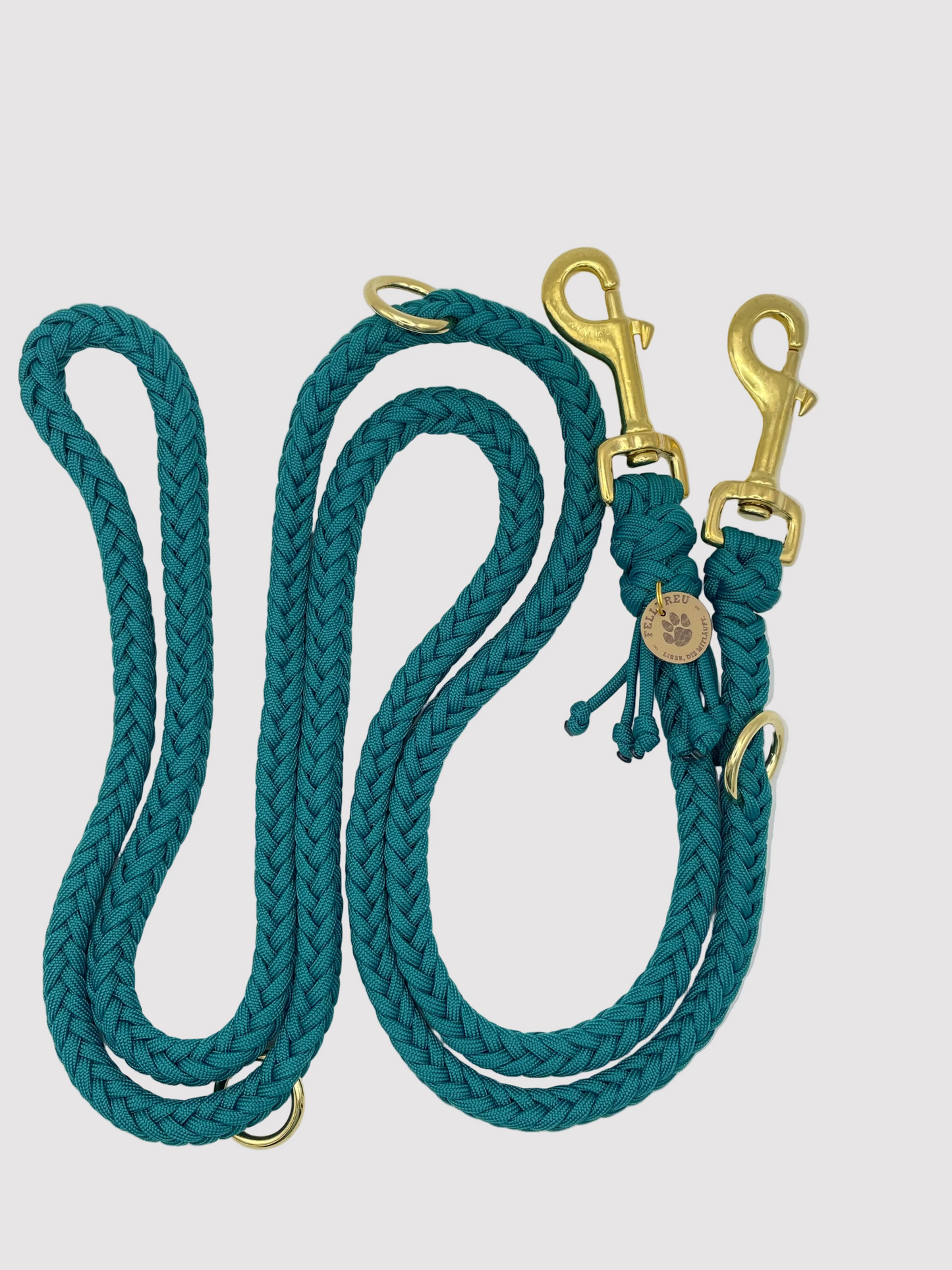 Paracord-Leine "Petrol"
