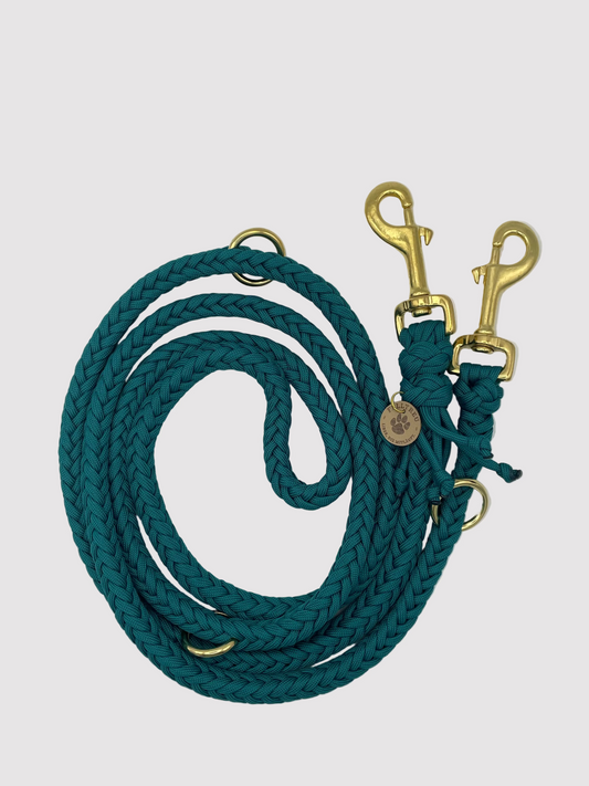 Paracord-Leine "Petrol"