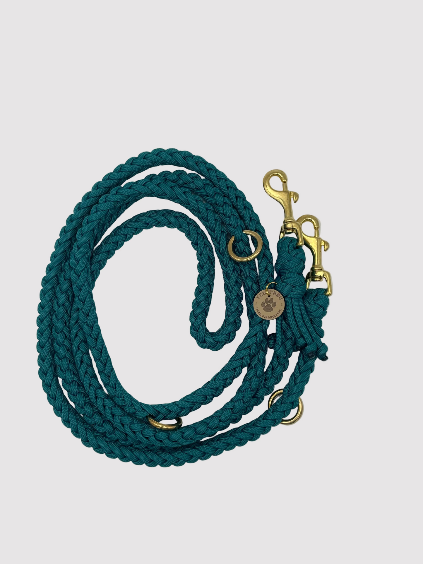 Paracord-Leine "Petrol"