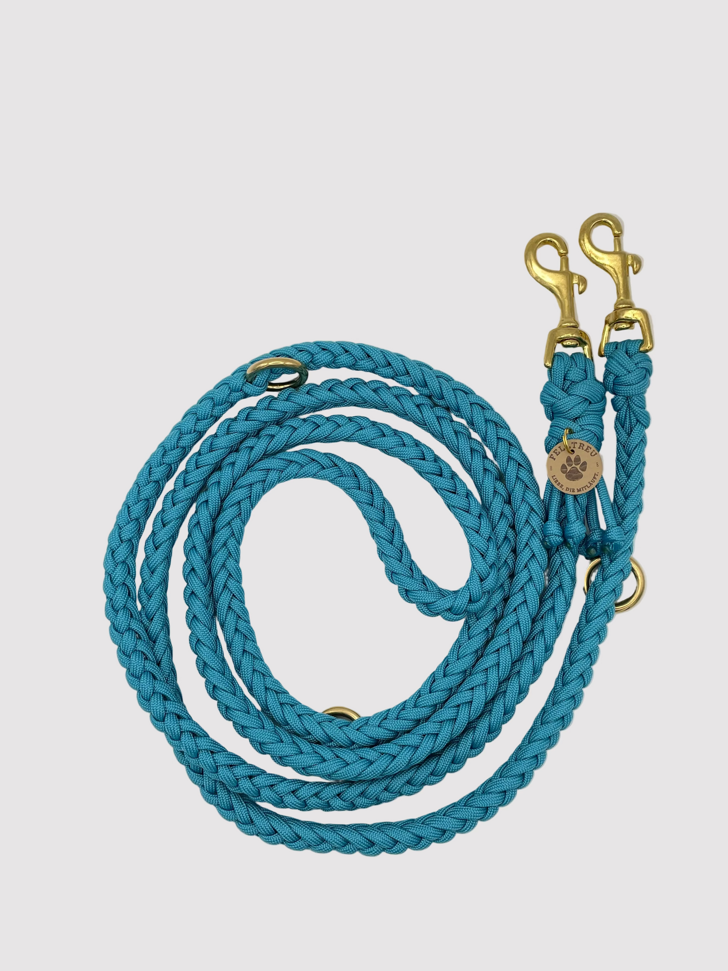 Paracord-Leine "Türkis"