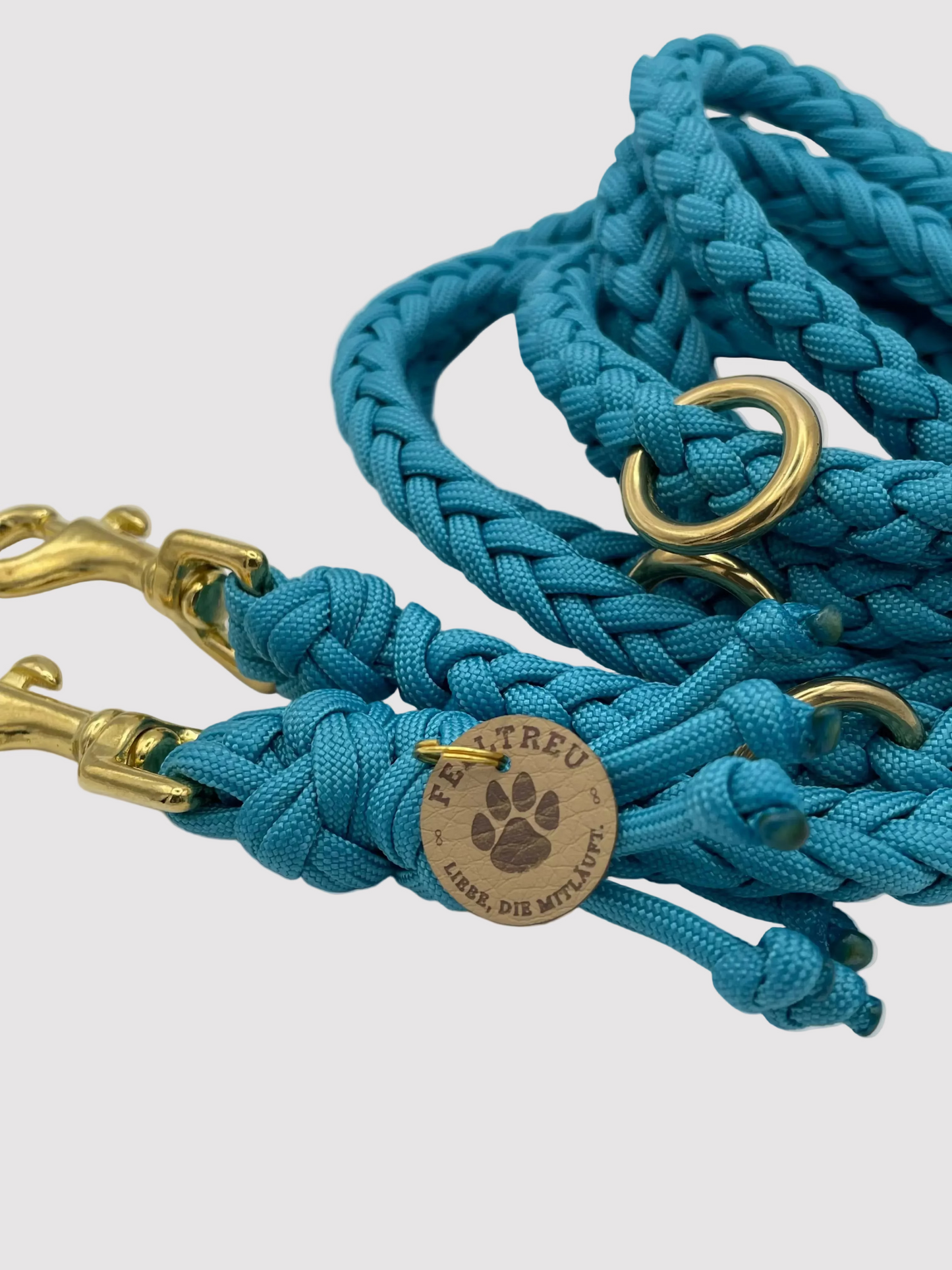 Paracord-Leine "Türkis"