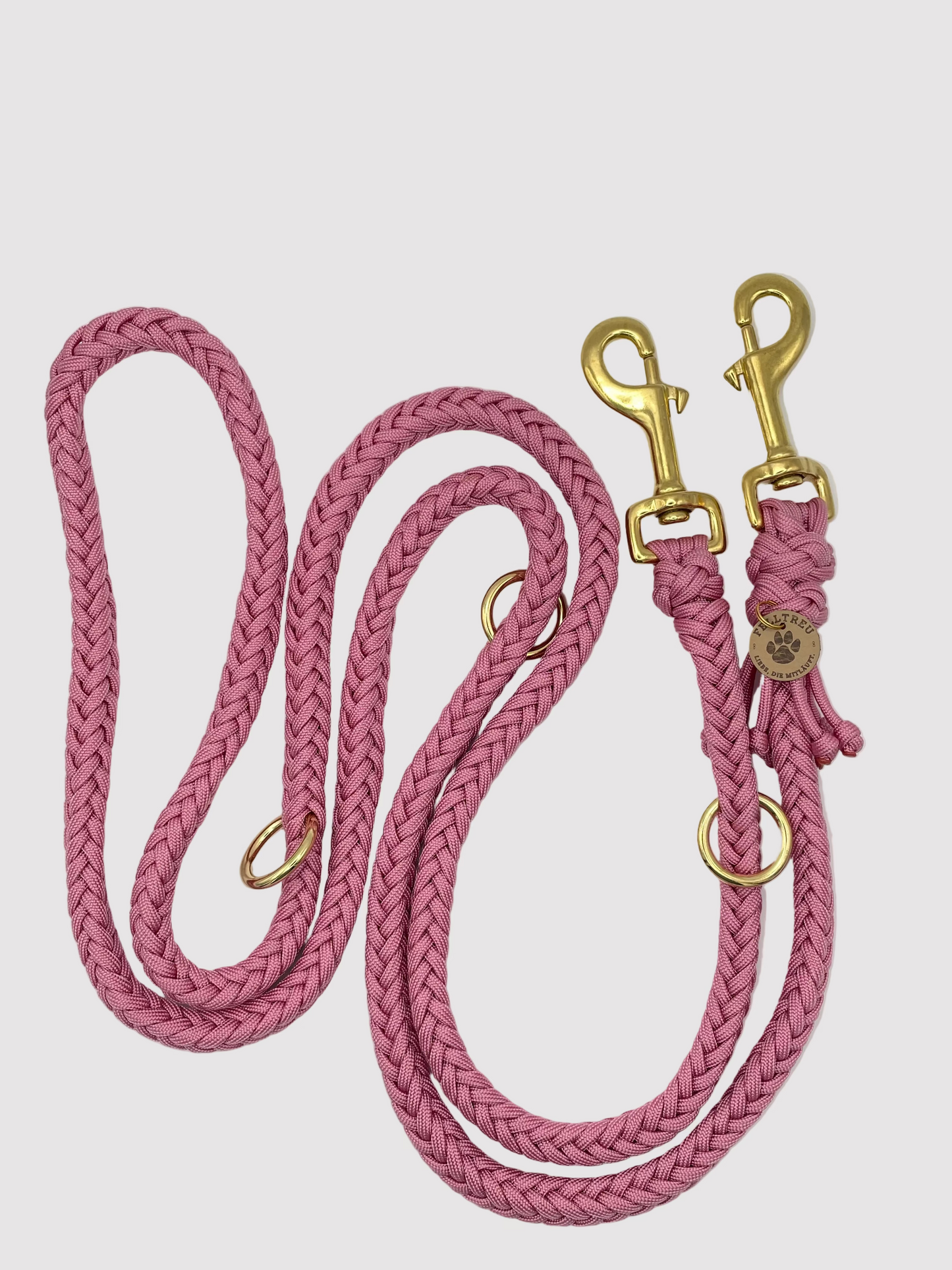 Paracord-Leine "Altrosa"