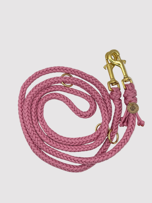 Paracord-Leine "Altrosa"