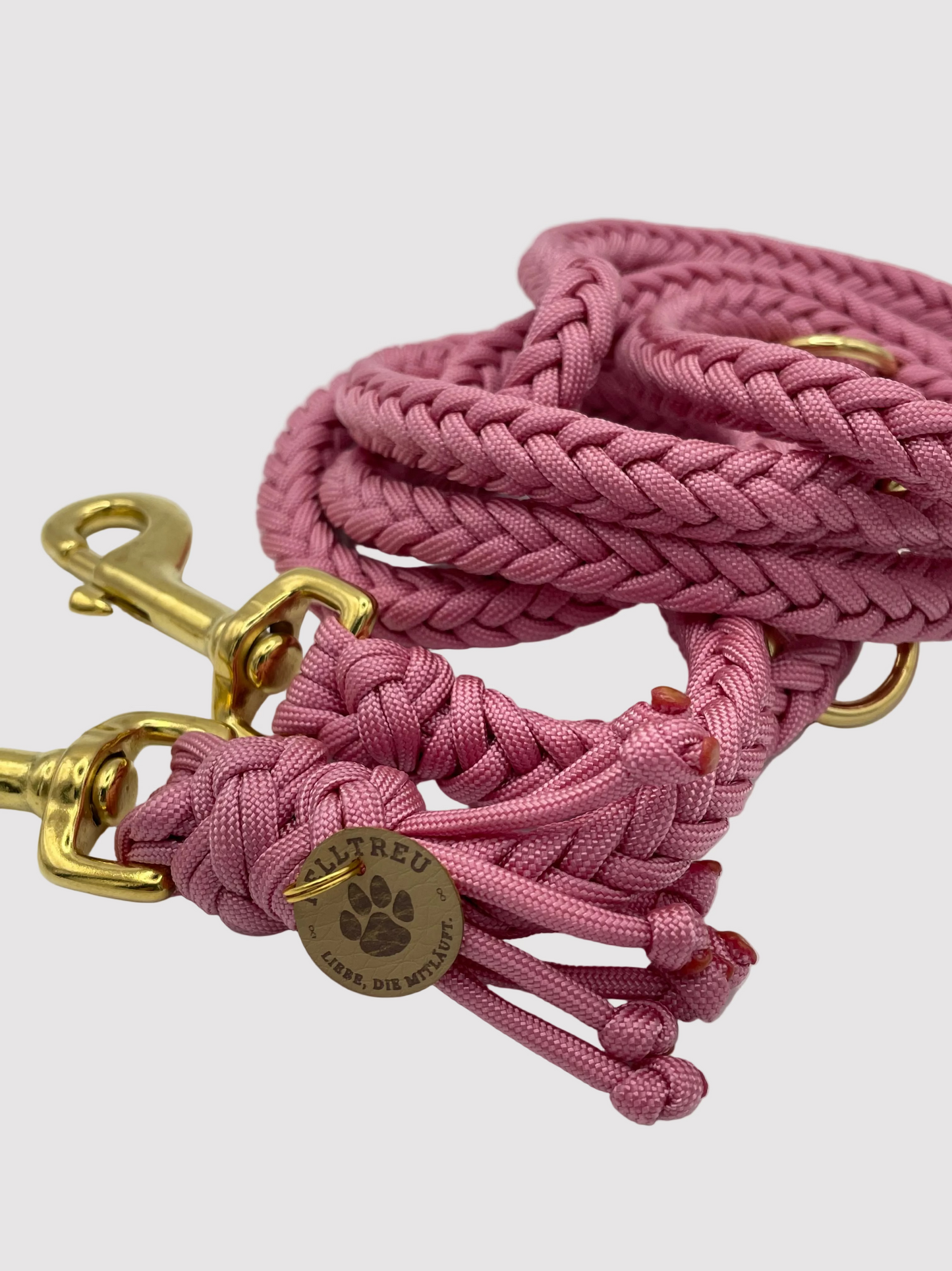 Paracord-Leine "Altrosa"