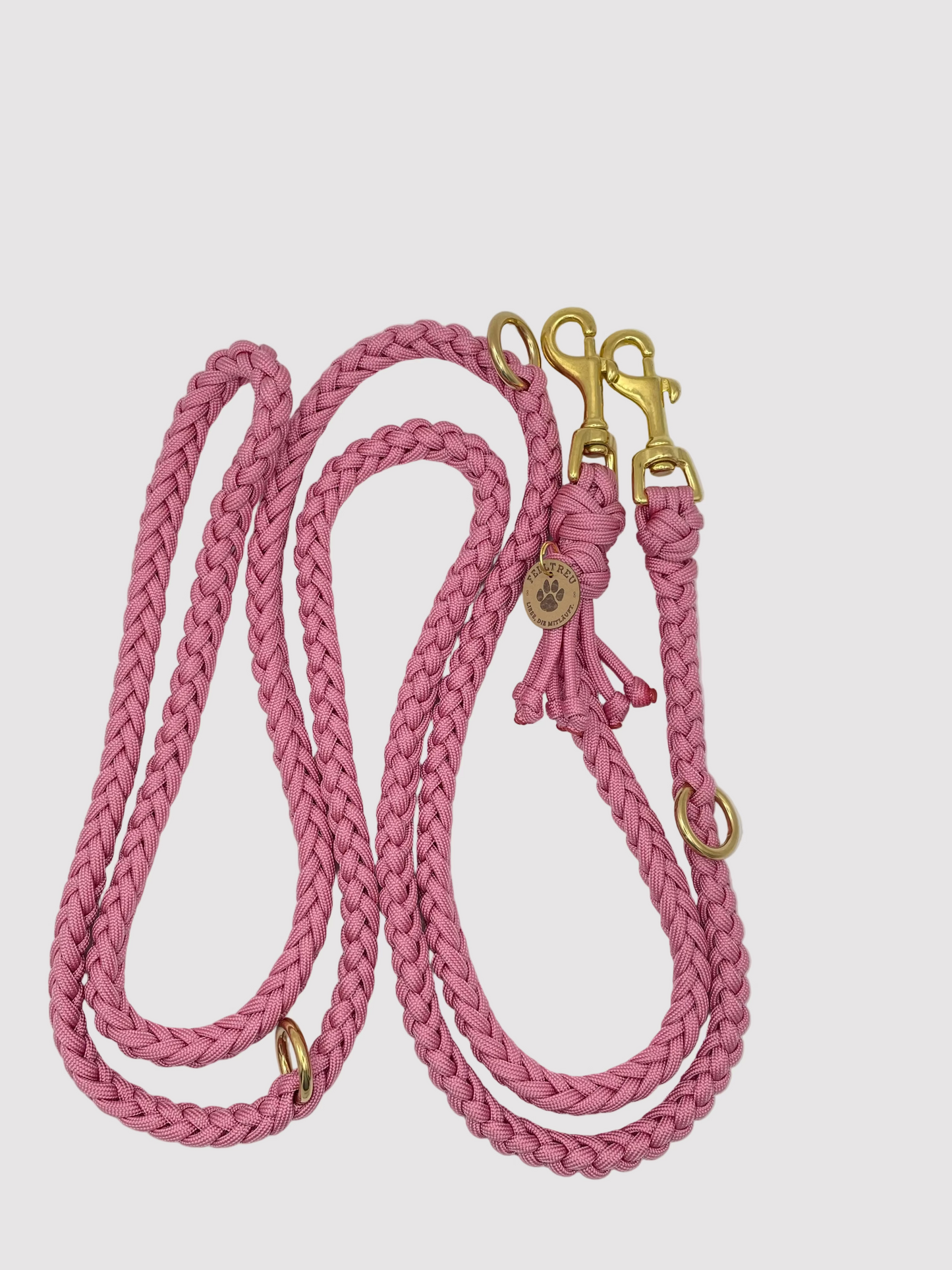 Paracord-Leine "Altrosa"
