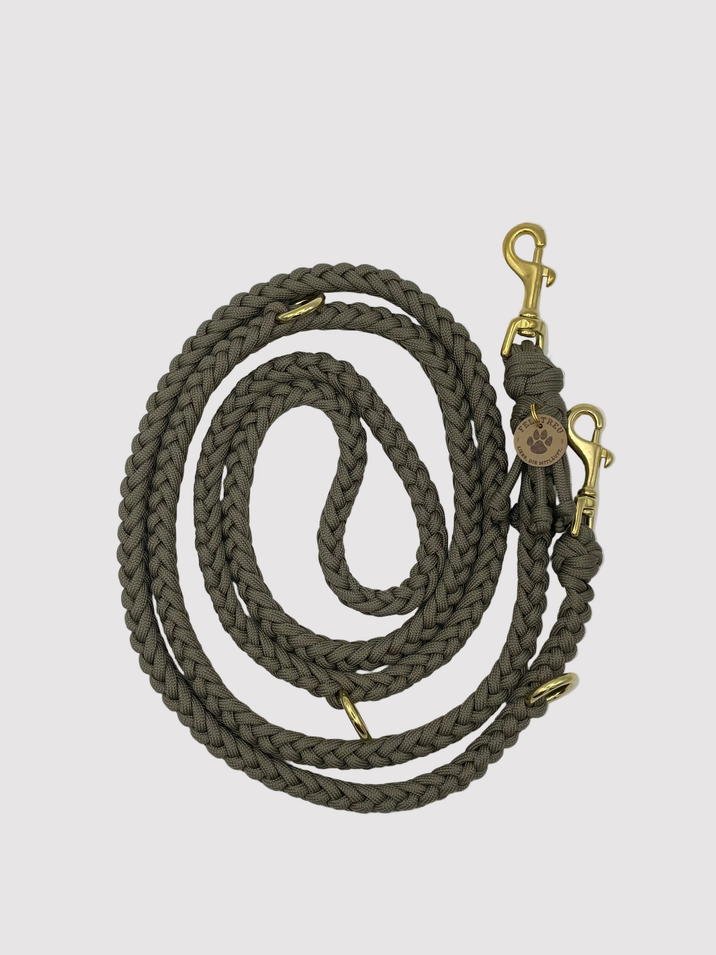 Paracord-Leine "Khaki"