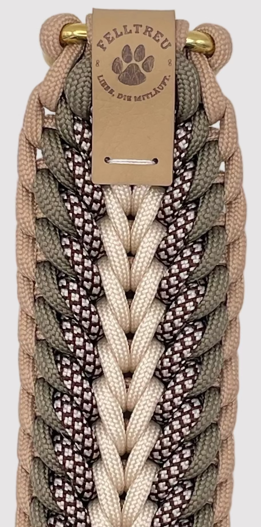 Geflochtenes Halsband "Strandzauber"
