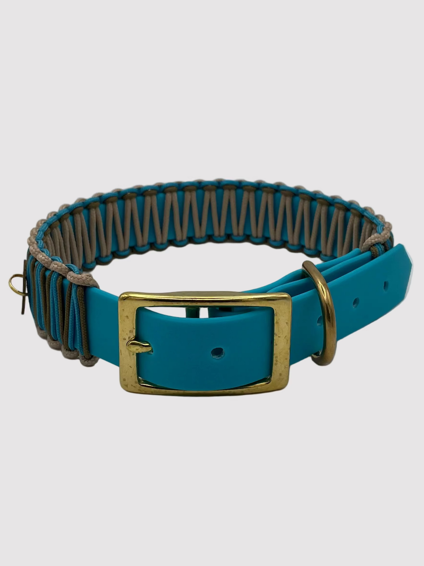 Gewickeltes Halsband "Türkis"
