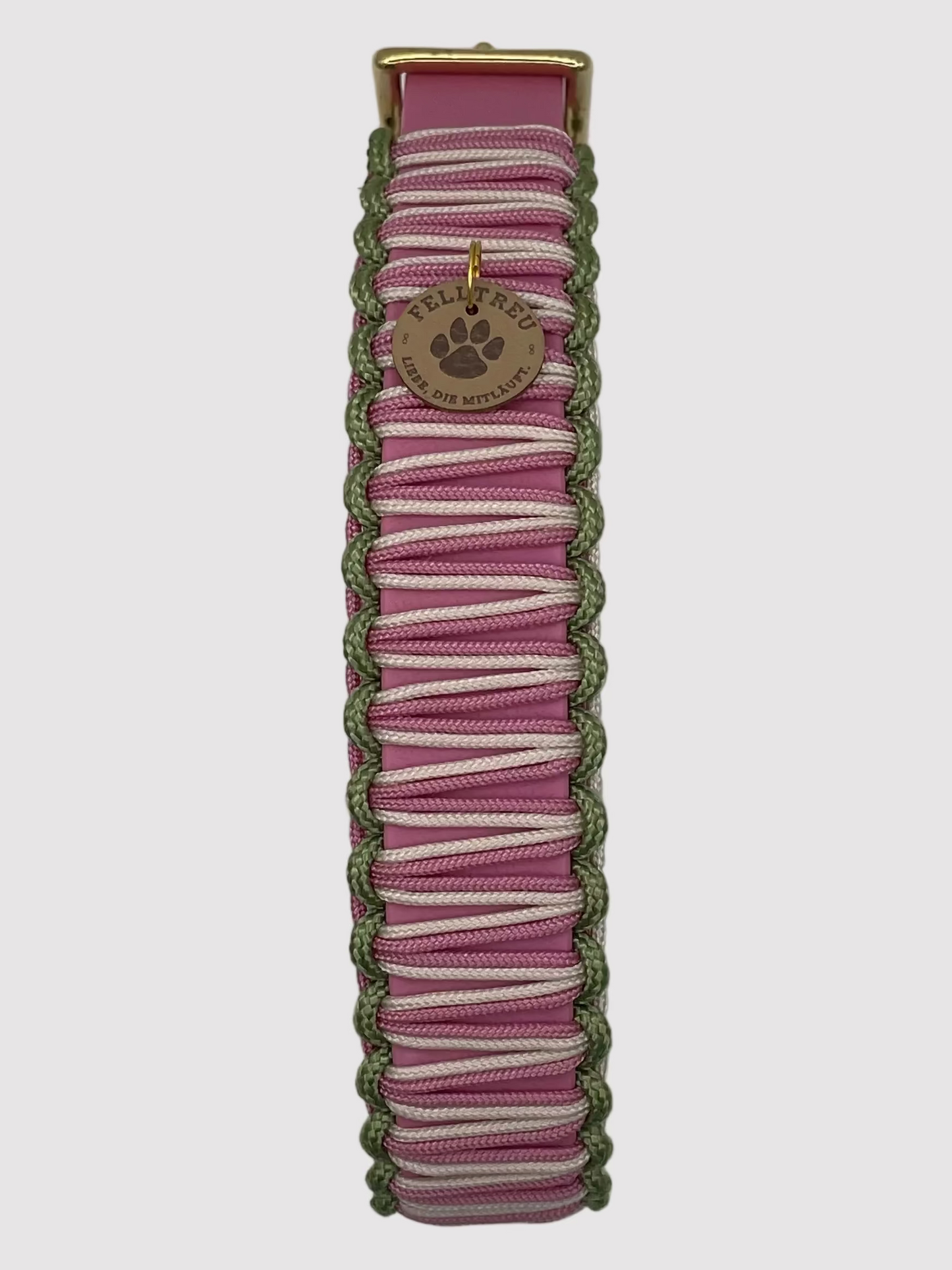 Gewickeltes Halsband "Rose"