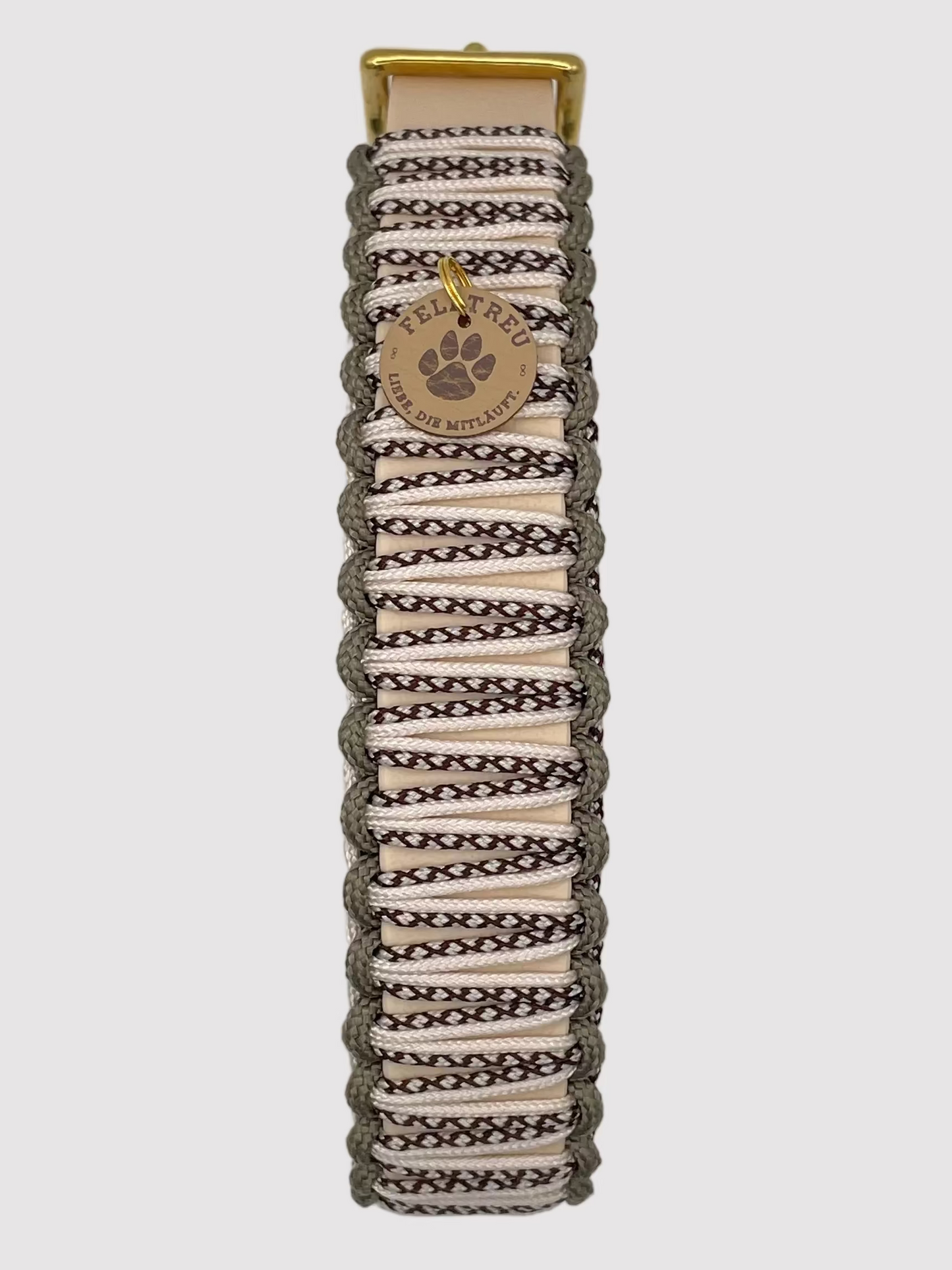 Gewickeltes Halsband "Sand"